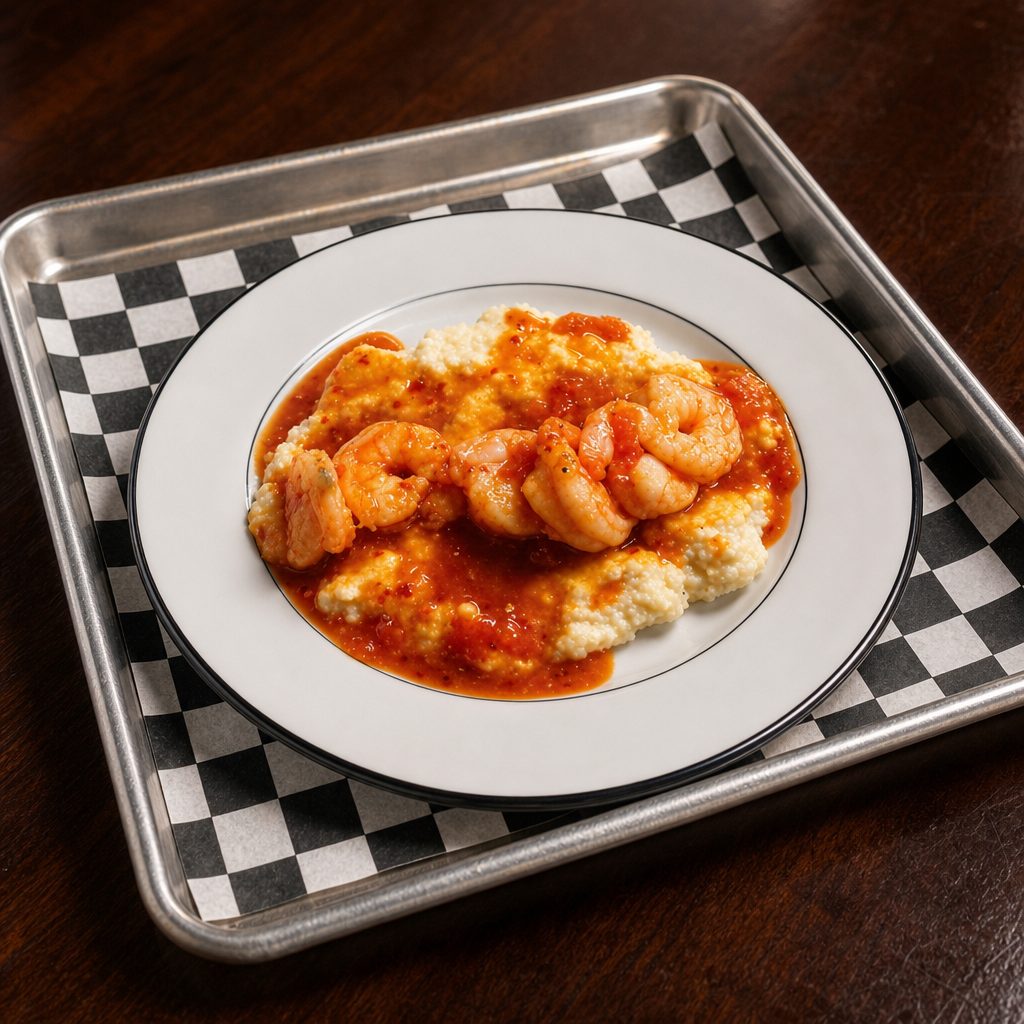 Cajun Shrimp & Grits.
