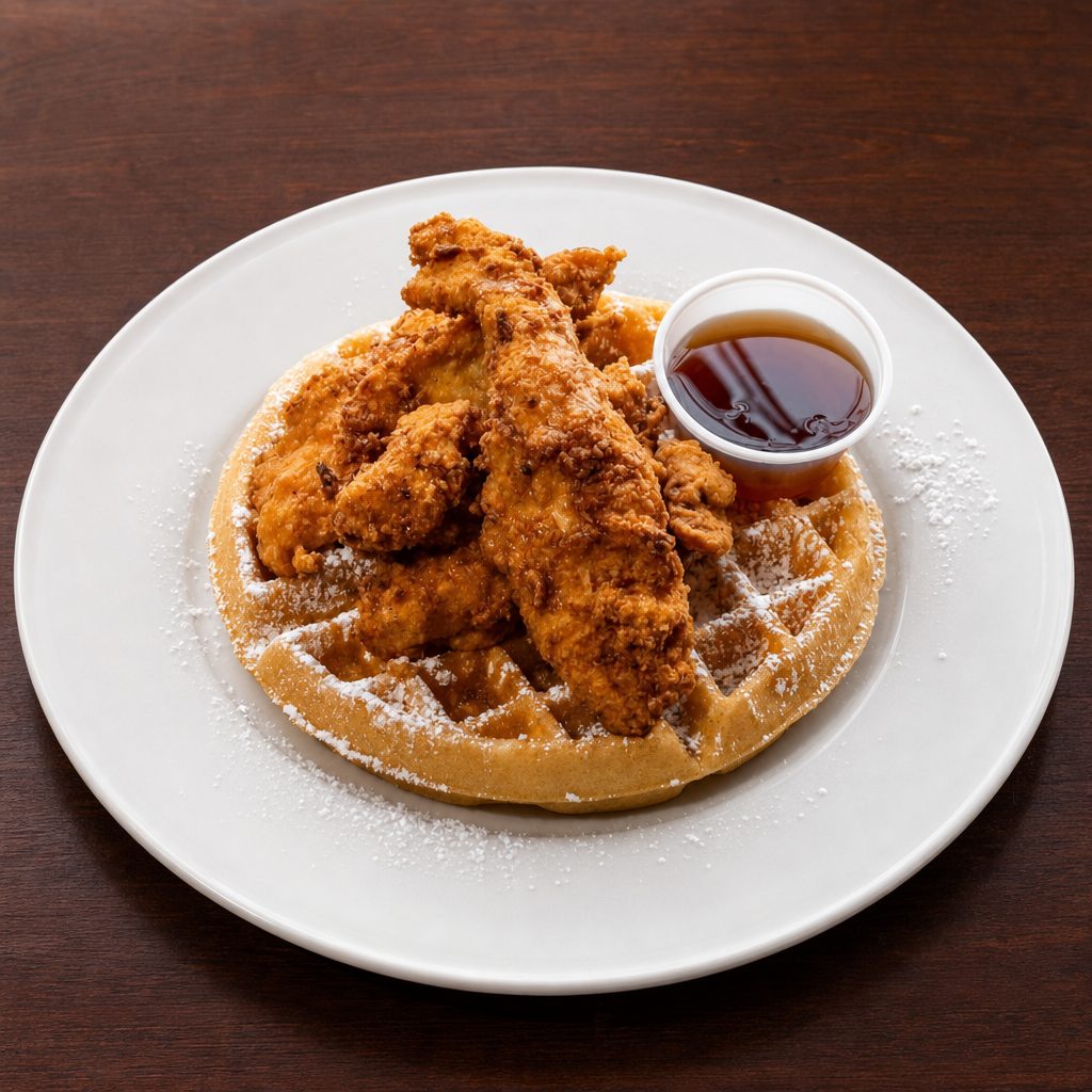 Chicken and Waffles.