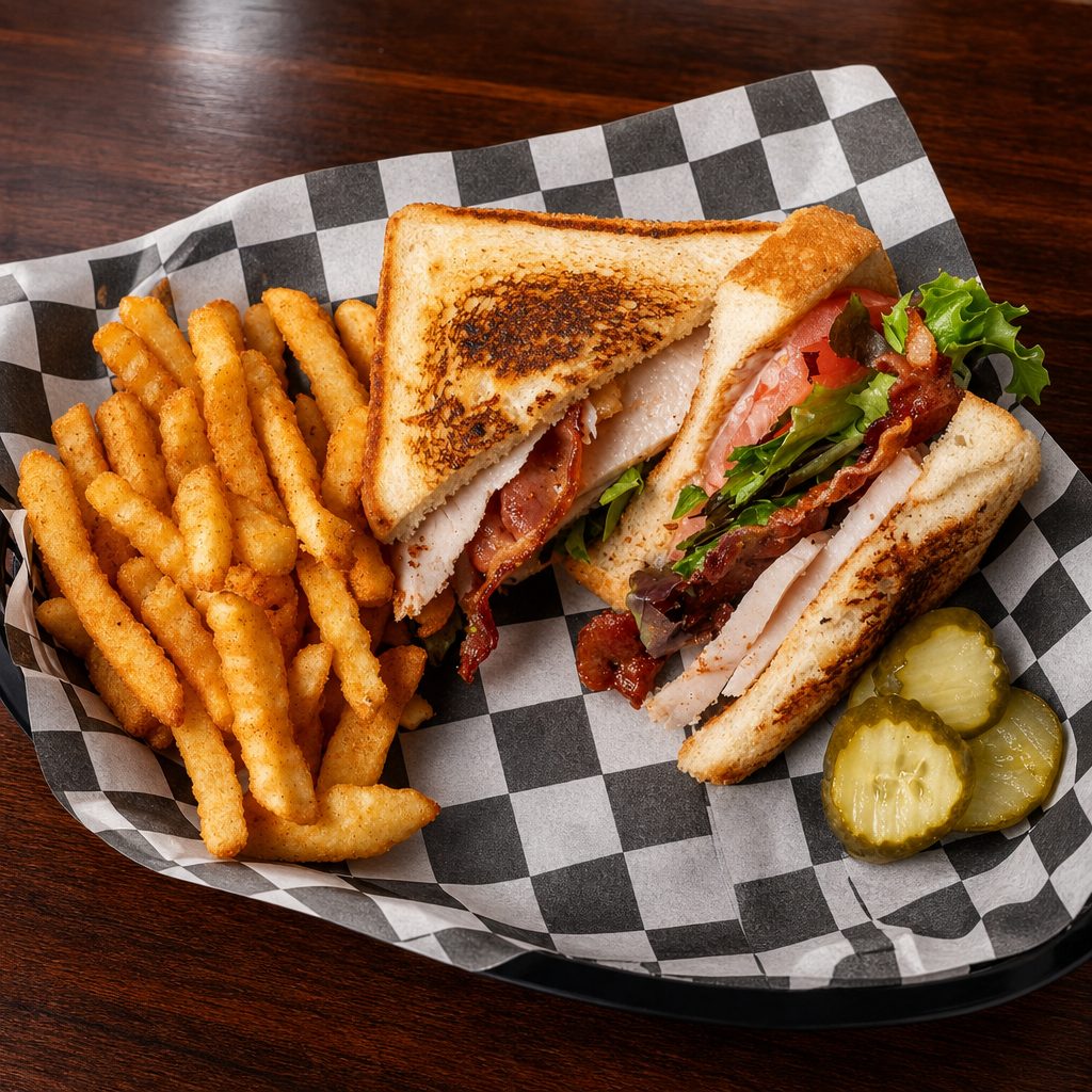Smoked Turkey Club.