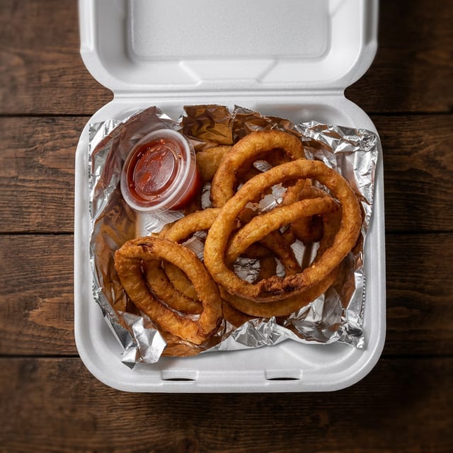 Beer-Battered Onion Rings.