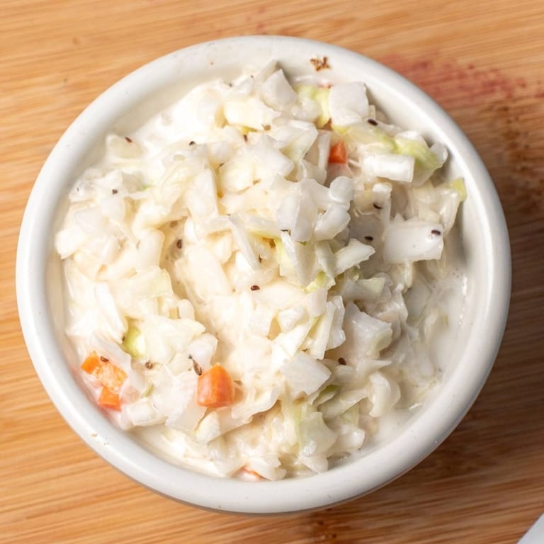 Delicious Coleslaw Made Fresh